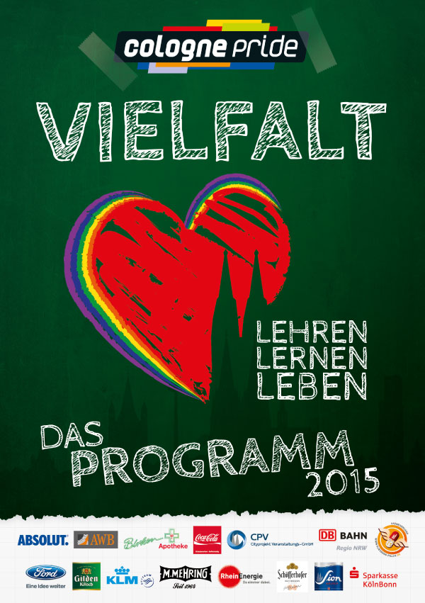 ColognePride Programmheft 2015