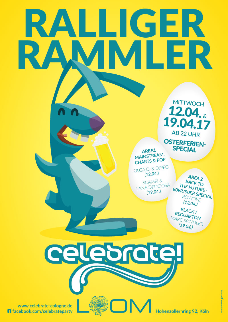 celebrate! "Ralliger Rammler" Ostern 2017