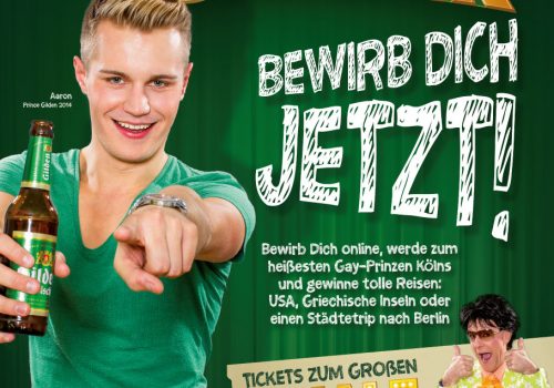Prince Gilden 2015 "Bewirb Dich Jetzt!" Plakat A2