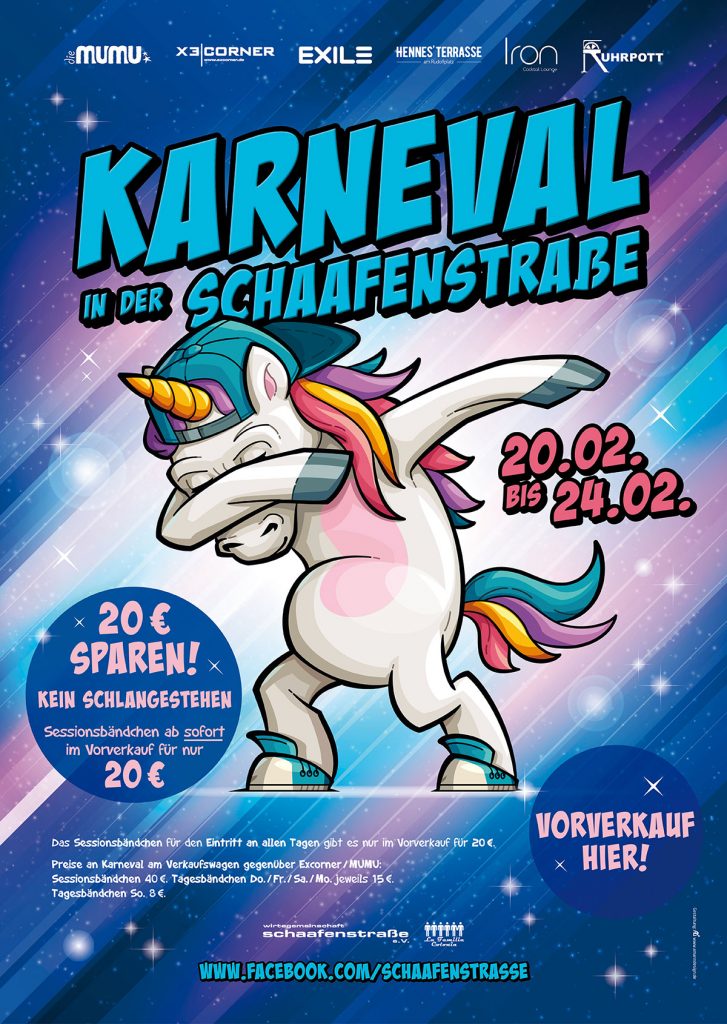 Karneval in der Schaafenstraße 2020